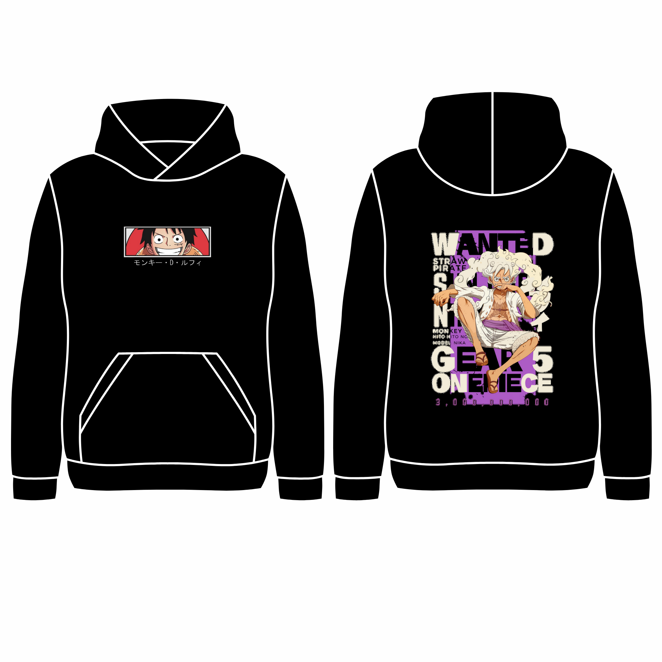 Straw Hat Luffy Wanted Poster Hoodie
