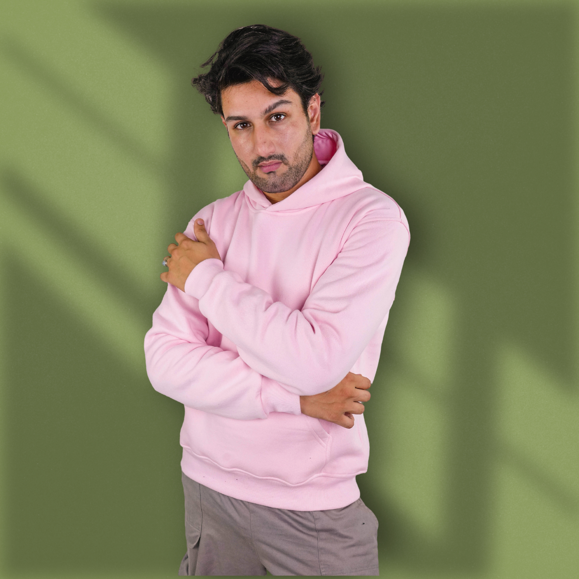 Premium Pink Cotton Hoodie