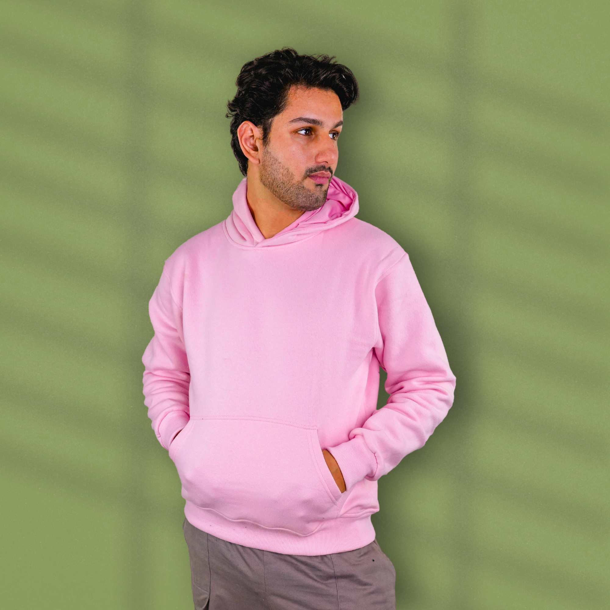 Premium Pink Cotton Hoodie 2