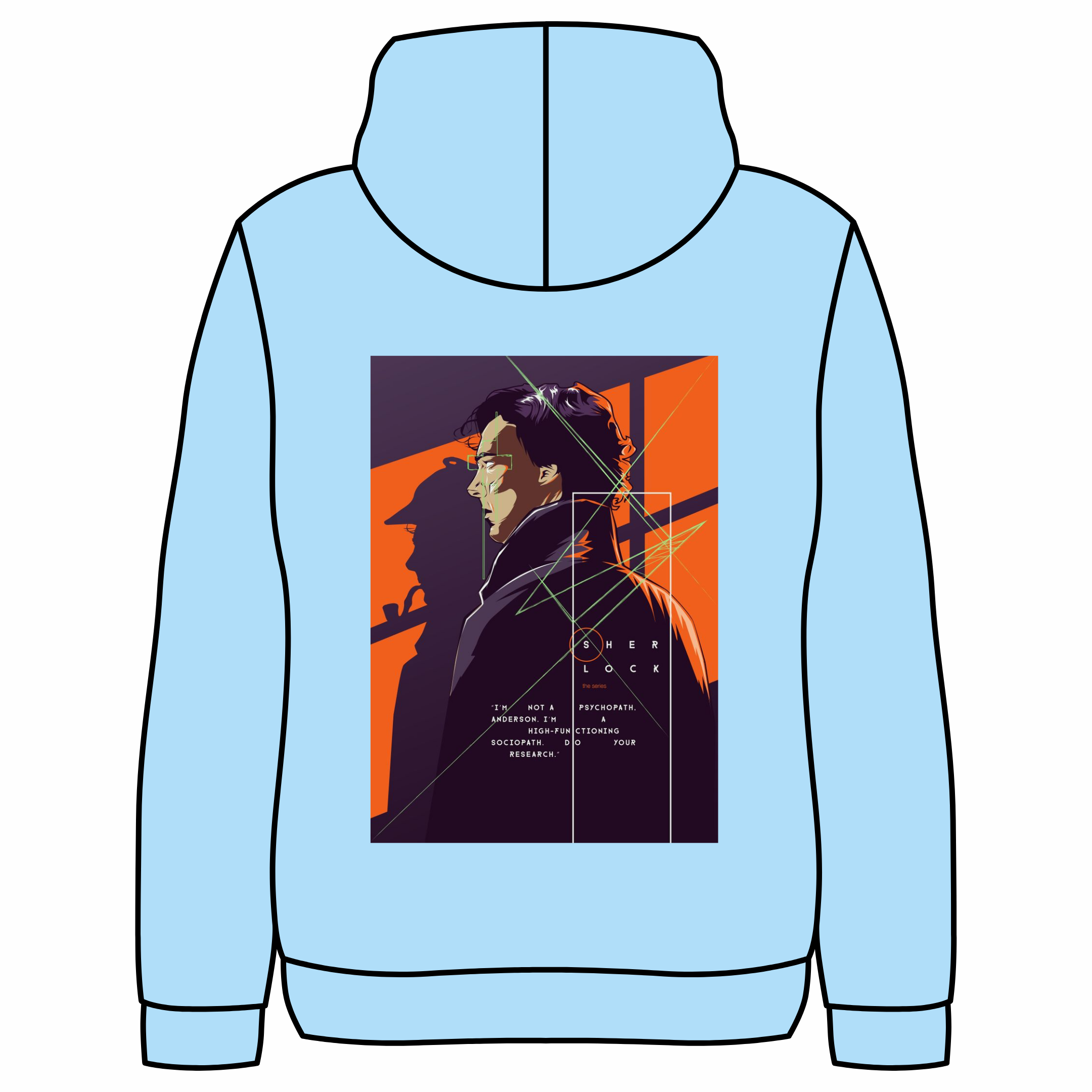 Sherlock Holmes 221B Baker Street Hoodie 2