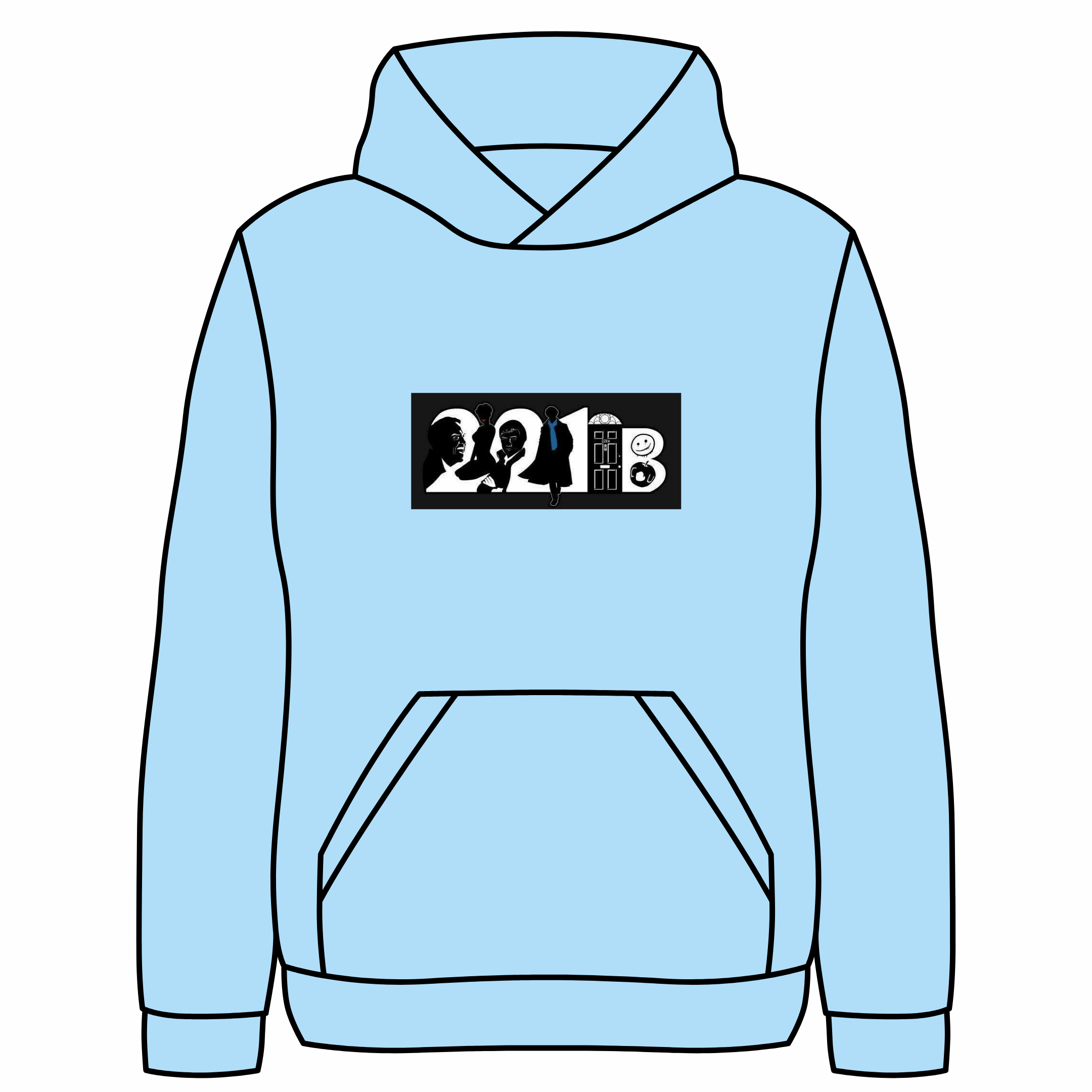 Sherlock Holmes 221B Baker Street Hoodie 3
